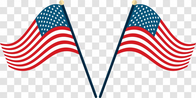 Flag Of The United States Clip Art - Red Waving Transparent PNG