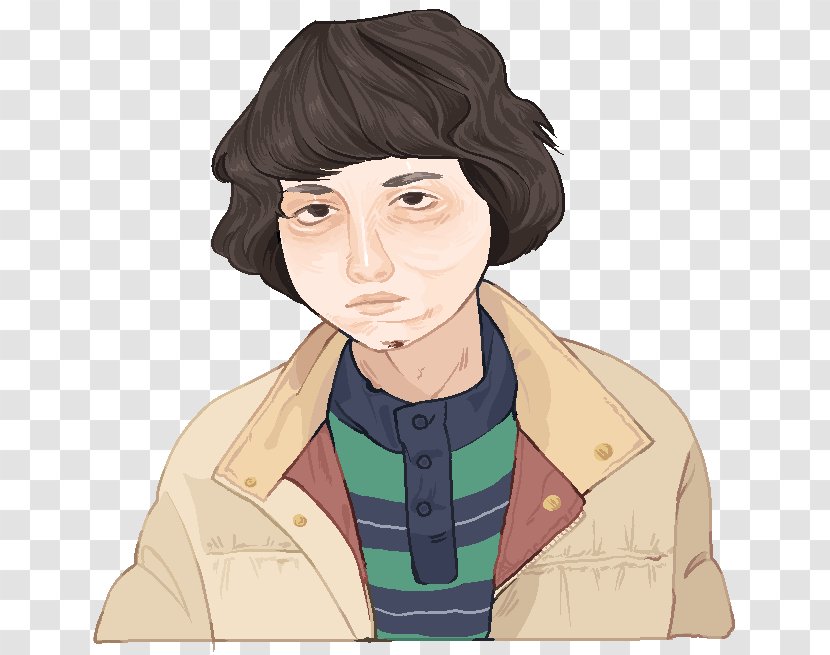 Fan Art Stranger Things DeviantArt - Cartoon - Finn Wolfhard Transparent PNG