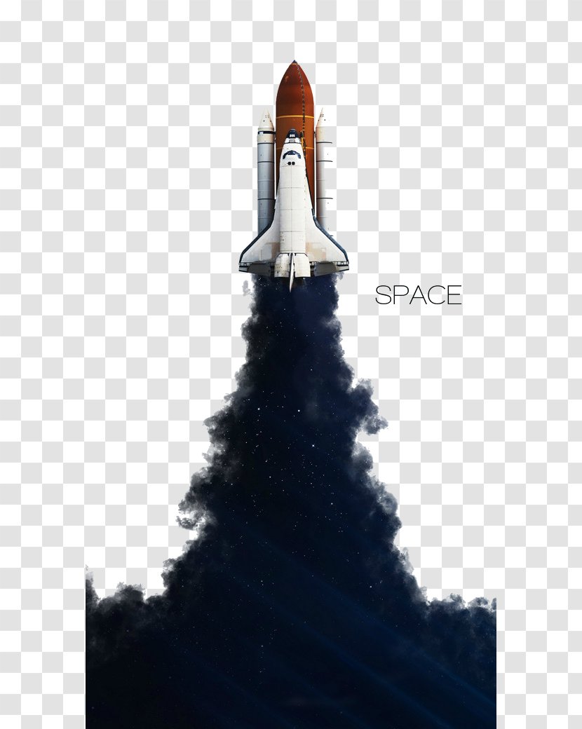 Space Shuttle Program Spacecraft Rocket Launch Outer - Takeoff - Flying Transparent PNG