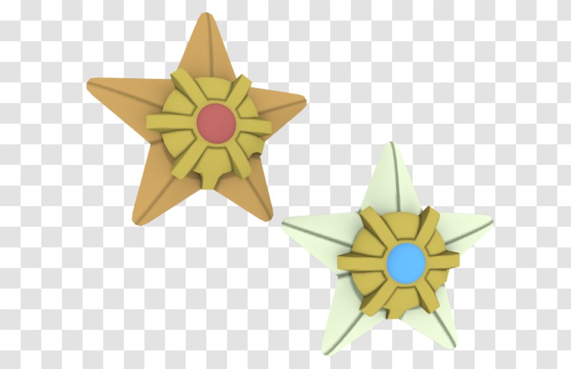 Clip Art Game Staryu Image - Star - Free 3d Model Female Transparent PNG
