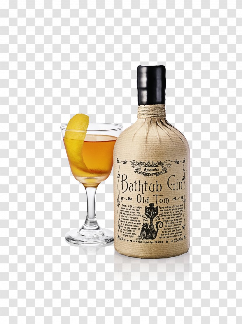 Old Tom Gin Liquor Ableforth's Bathtub - Heart - Spiced Brandied Cherries Transparent PNG