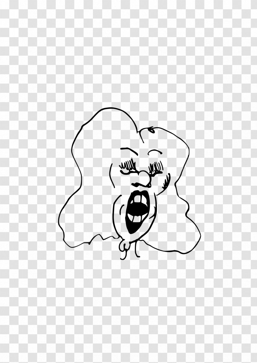 Drawing Clip Art - Watercolor - Woman Screaming Transparent PNG