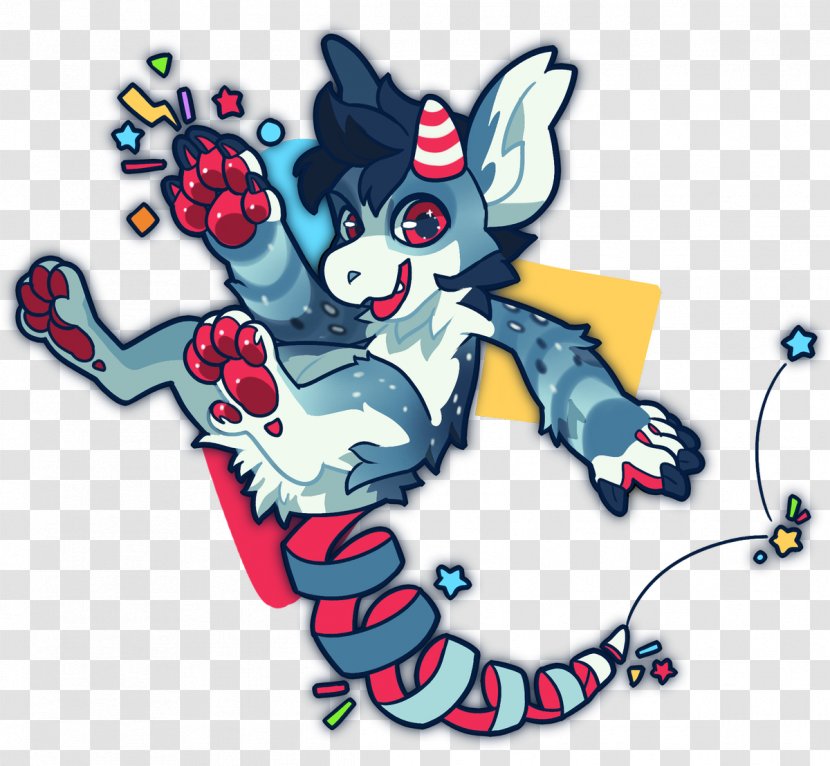 Party Popper Illustration Furry Fandom DeviantArt - Mythical Creature Transparent PNG