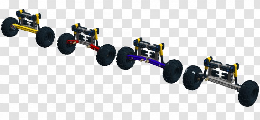 Radio-controlled Car Suspension Beam Axle LEGO - Shock Absorbers Transparent PNG