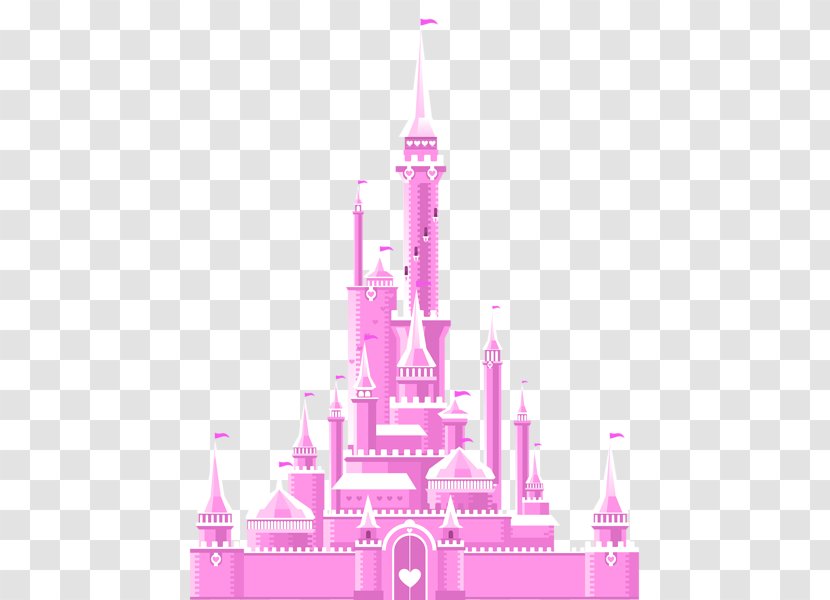 Clip Art - Drawing - Disney Princess Castle Transparent PNG