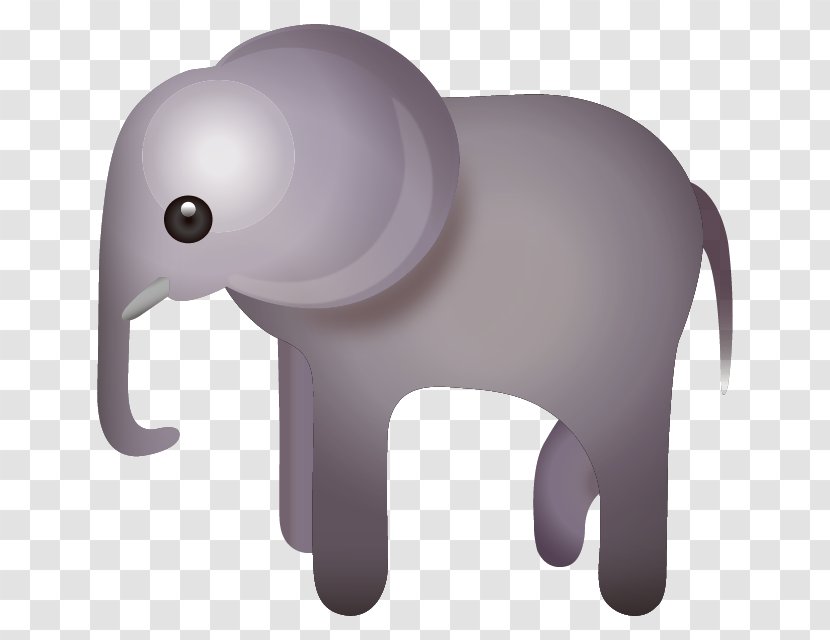 Emoji Elephant Emoticon - Sms - Throw Vector Transparent PNG