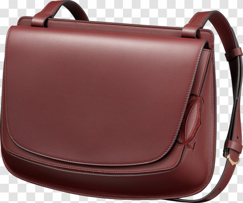 Saddlebag Handbag Cartier Leather - Shoulder Bag Transparent PNG