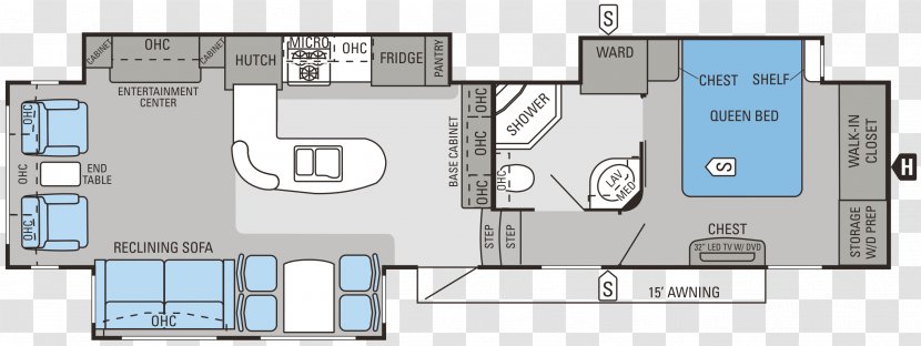 Eagle Premier Floor Plan Car Jayco, Inc. - Campervans Transparent PNG