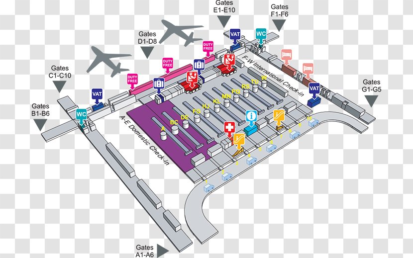 Don Mueang International Airport Suvarnabhumi BTS Skytrain Gate - Sport Venue Transparent PNG