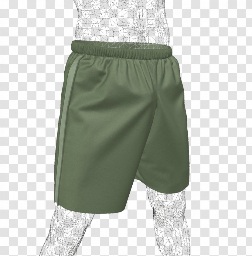 Boardshorts Pants Clothing Swimsuit - Green - Cloth Ribbon Transparent PNG
