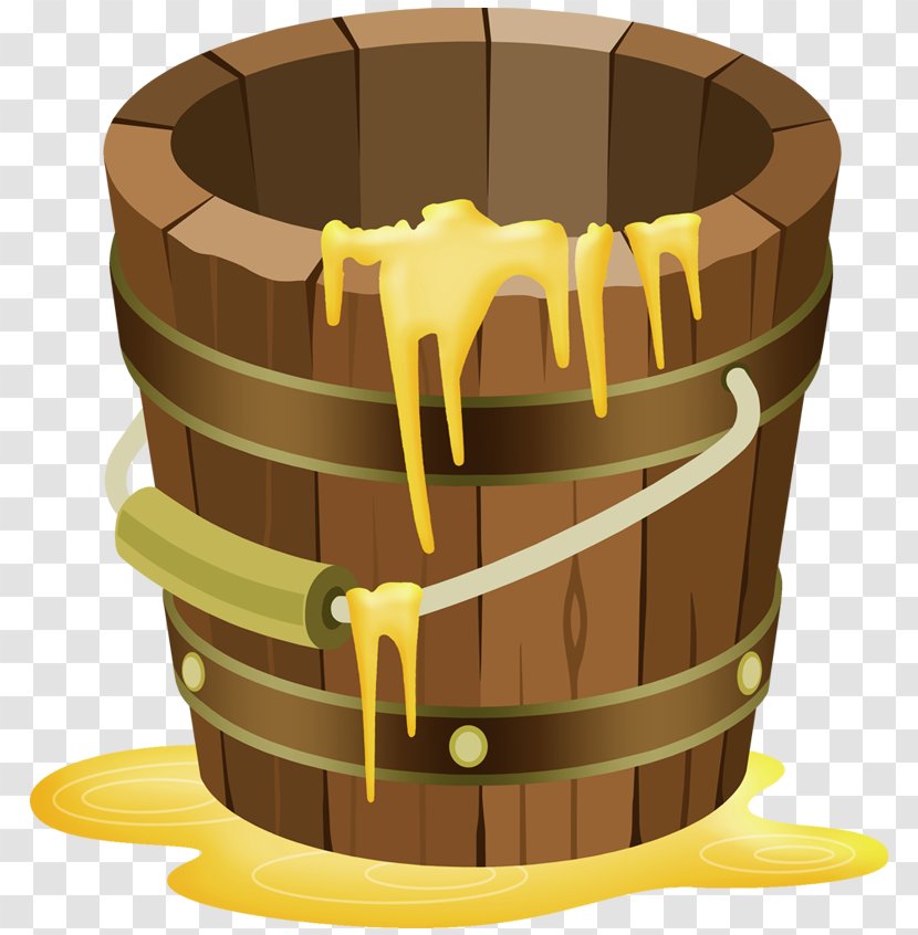 Barrel Clip Art - Honey Bucket Transparent PNG