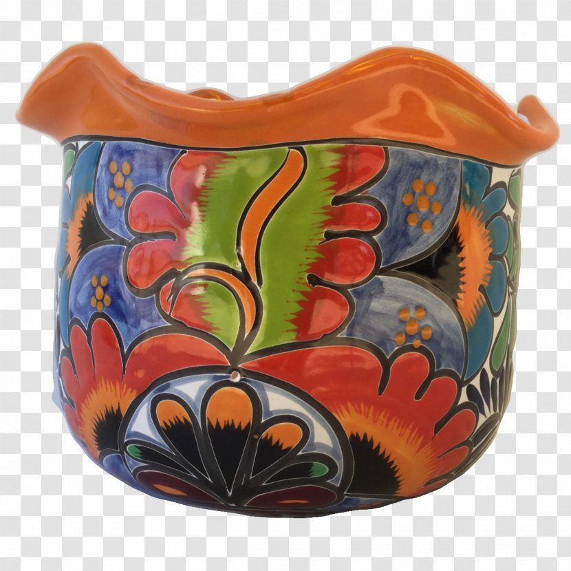 Vase Ceramic Pottery Flower Orange S.A. Transparent PNG
