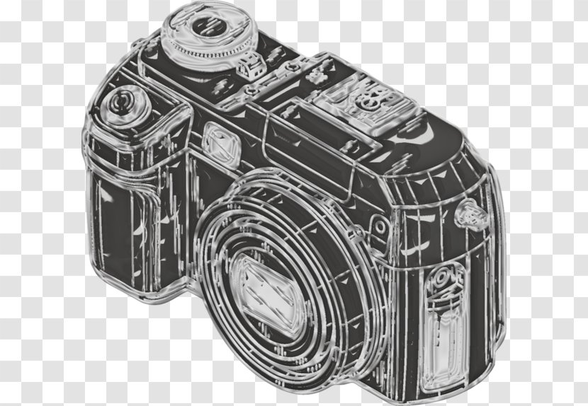 Digital SLR Black And White Photography Camera - Tutorial - Watercolor Transparent PNG