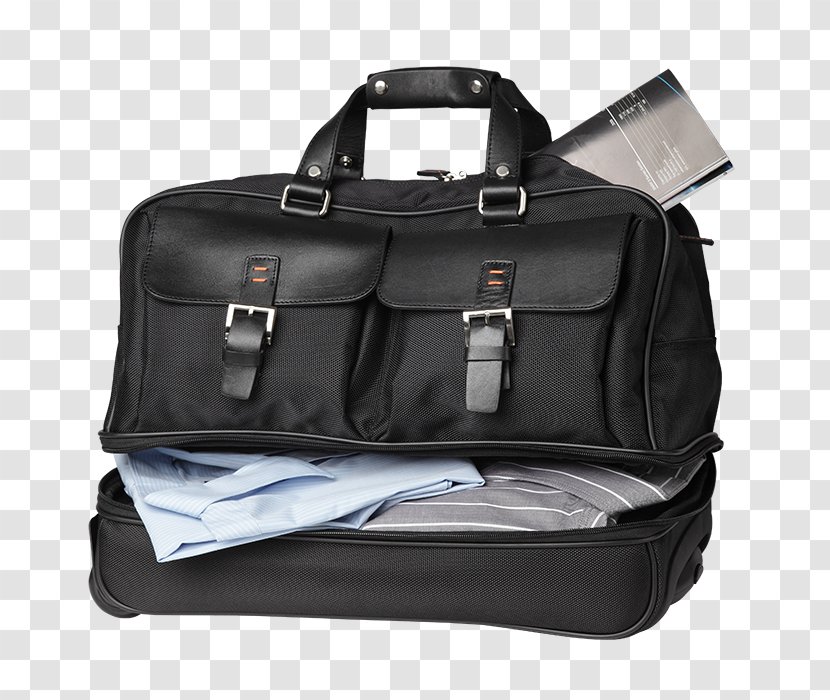 Briefcase T-shirt Clothing Bag Promotional Apparel - Workwear - Nylon Transparent PNG