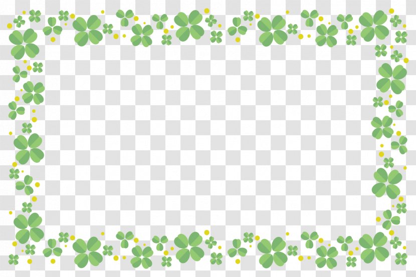 Clip Art Openclipart Image Free Content Graphic Design - Picture Frame - Clover Transparent PNG