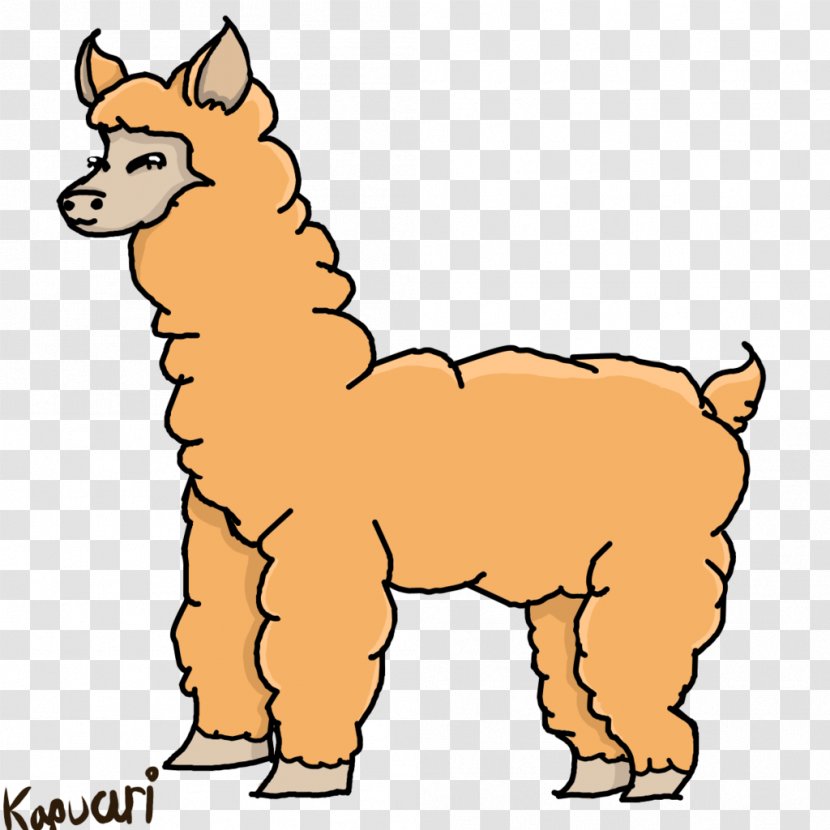 Dog Breed Drawing Llama Line Art Clip - Cat Like Mammal Transparent PNG