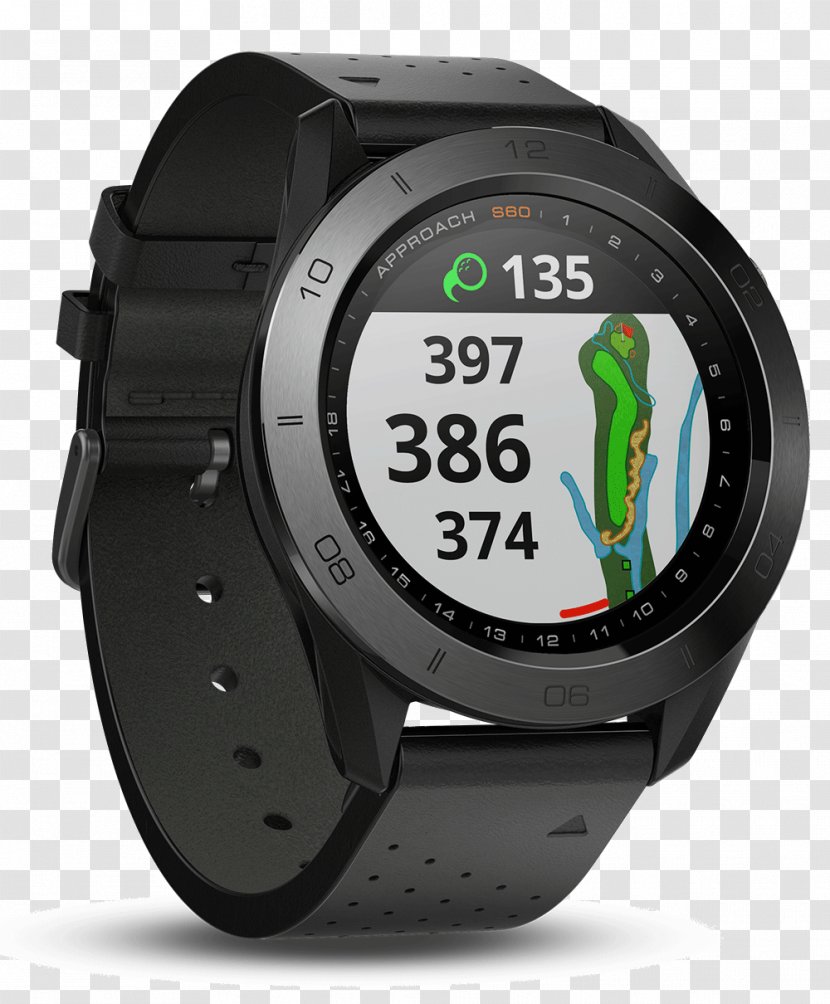 GPS Navigation Systems Garmin Approach S60 Watch Golf Ltd. - Strap Transparent PNG