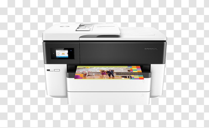 Hewlett-Packard HP Officejet Pro 7740 Multi-function Printer - Multifunction - Hewlett-packard Transparent PNG