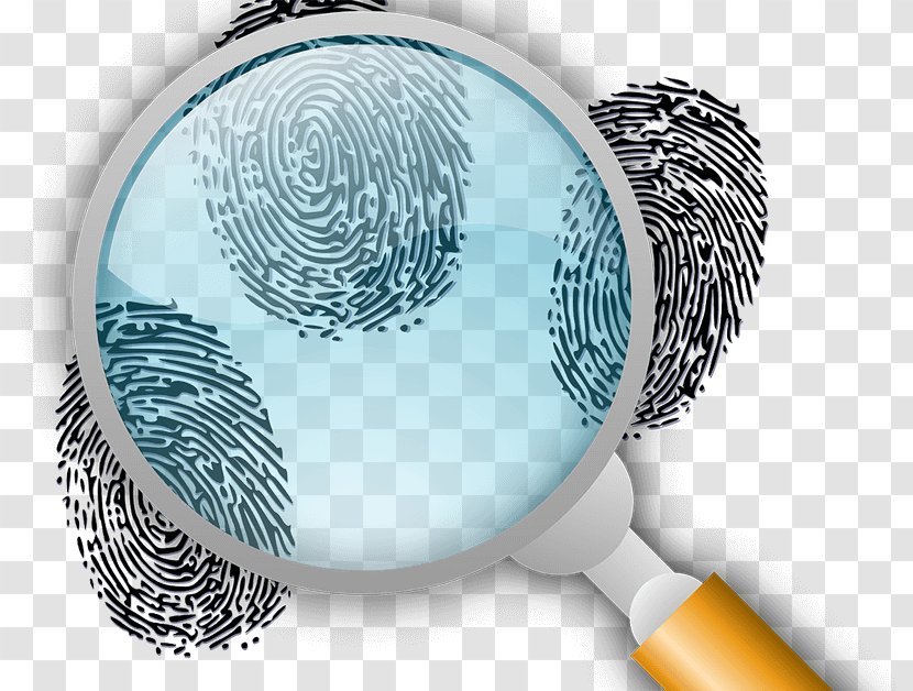 Fingerprint Detective Private Investigator Forensic Science Live Scan - Members Only Transparent PNG