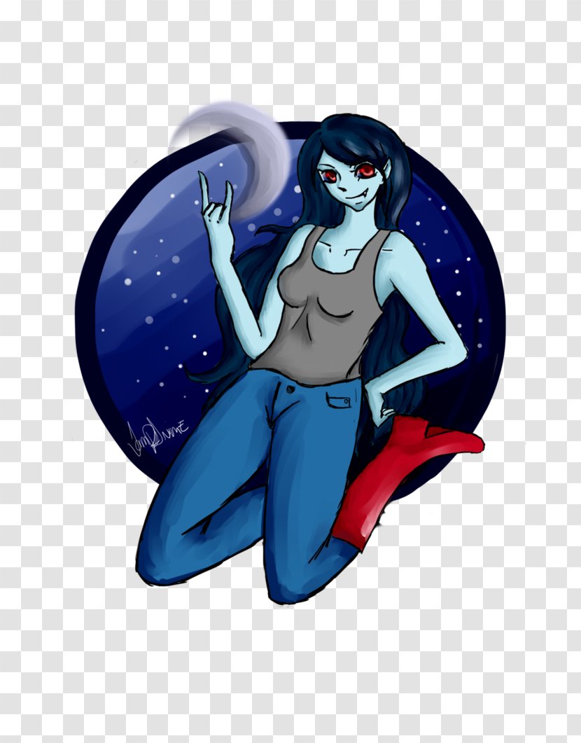 Marceline The Vampire Queen Adventure Time 'It Came From Nightosphere' Legendary Creature DeviantArt - Silhouette Transparent PNG