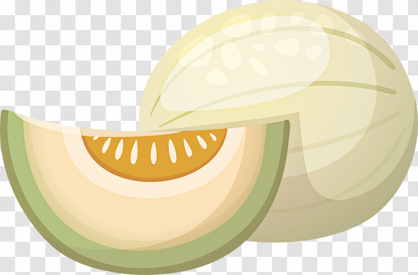 Muskmelon Green Yellow Honeydew Melon Transparent PNG