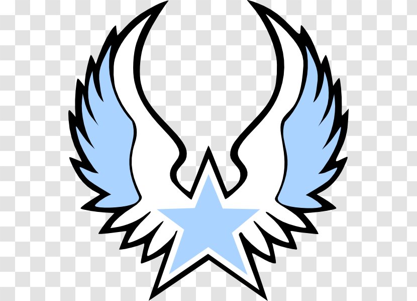 Nautical Star Logo Clip Art - Symbol - Winged Eagle Insignia Transparent PNG