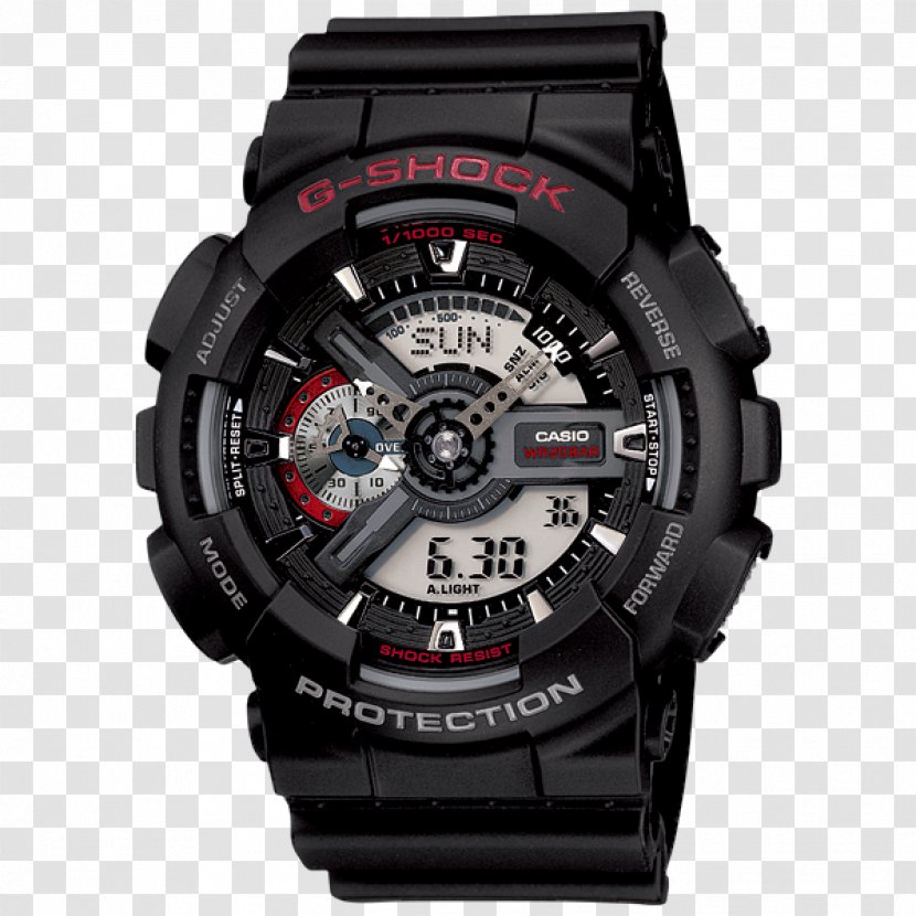 G-Shock GA110 Shock-resistant Watch Casio - Strap Transparent PNG