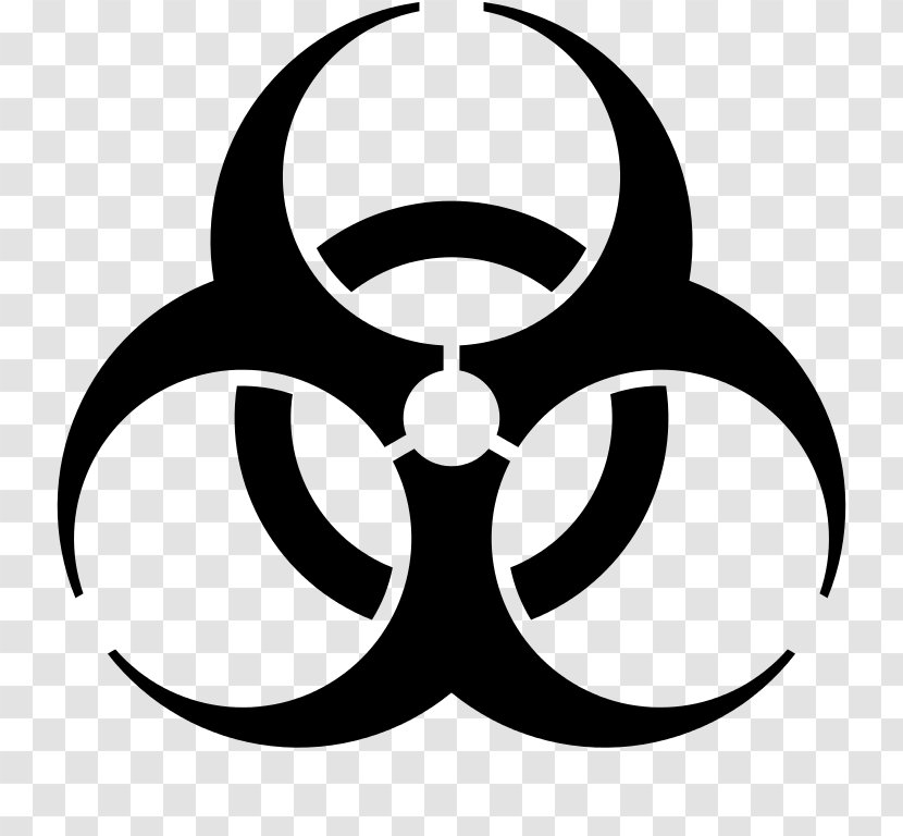 Biological Hazard Symbol Clip Art - Sign - Cool Biohazard Symbols Transparent PNG