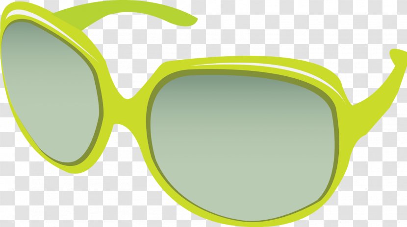 Sunglasses Goggles Green - Eyewear Transparent PNG