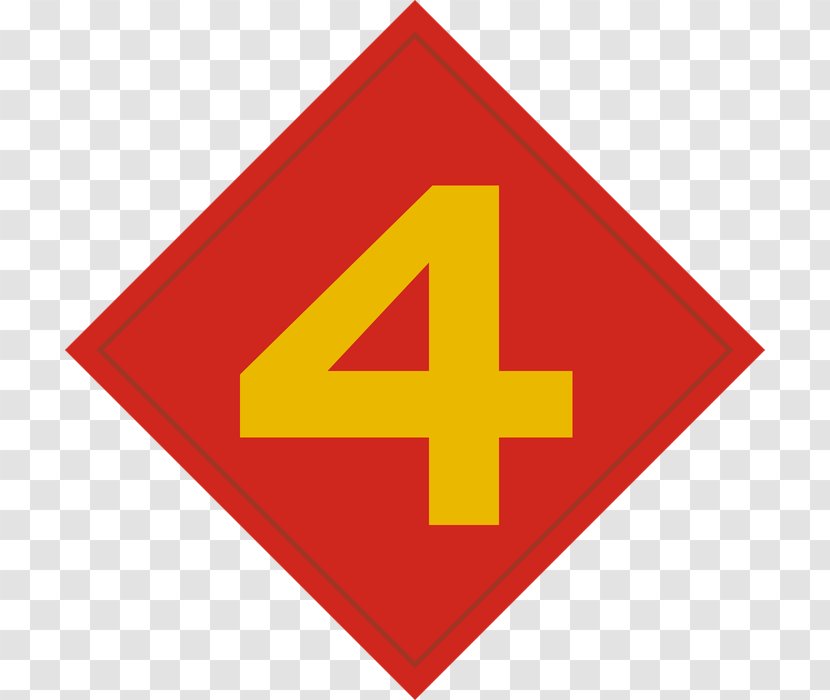 4th Marine Division United States Corps 1st - Triangle Transparent PNG