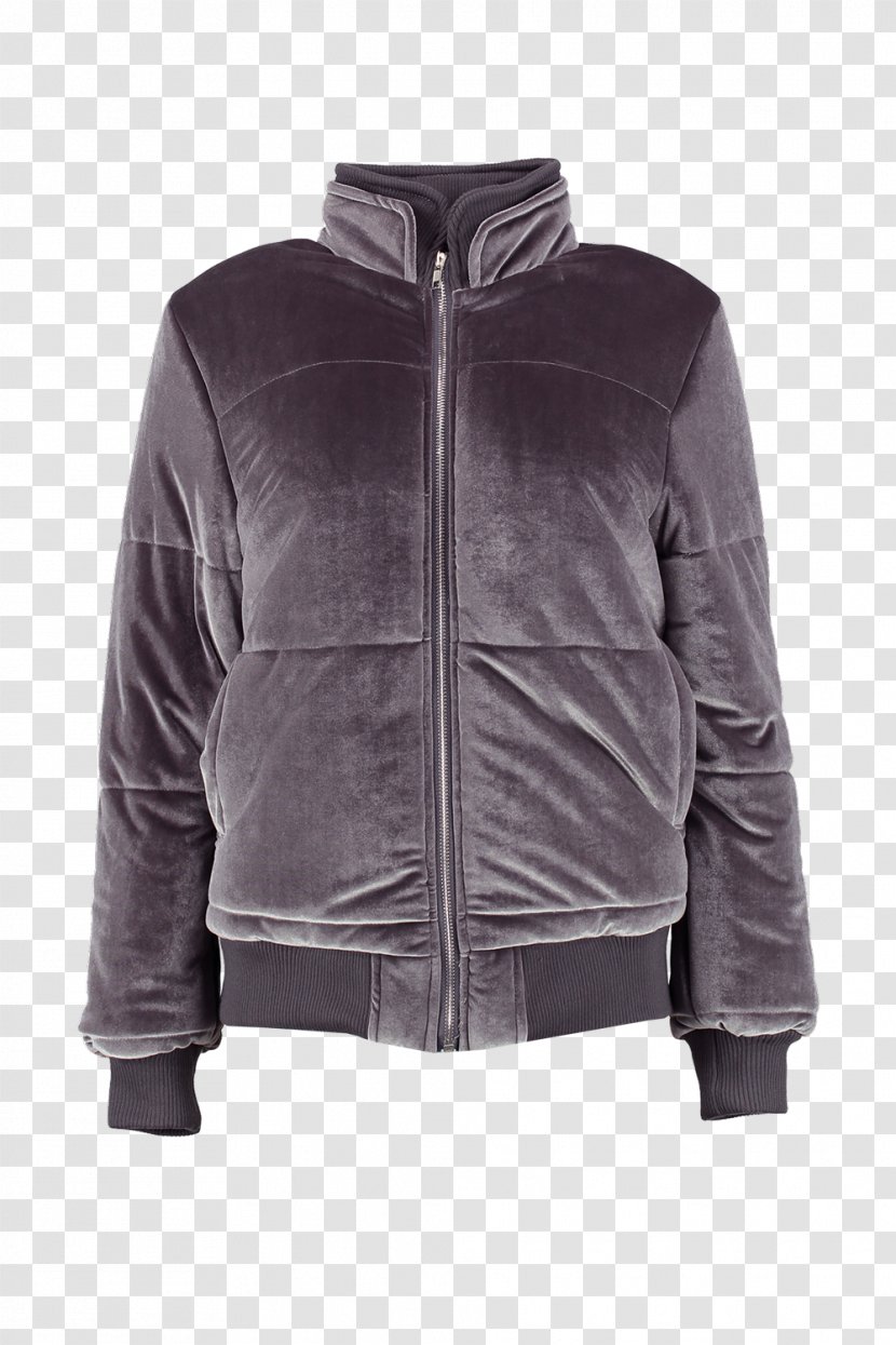 Leather Jacket Hoodie Coat Velvet - Span And Div Transparent PNG