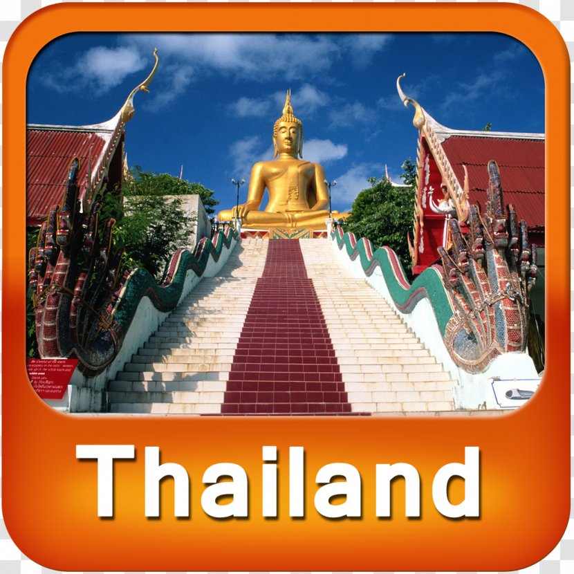 Wat Phra Yai Temple Of The Emerald Buddha Golden Buddhism - Buddharupa Transparent PNG