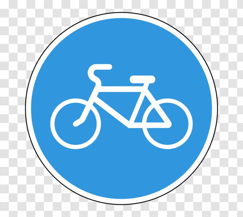 Bicycle Traffic Sign Cycling Motorcycle - Cartoon Transparent PNG
