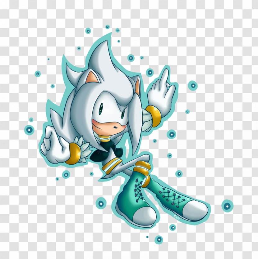 Sonic The Hedgehog Silver - Fish Transparent PNG