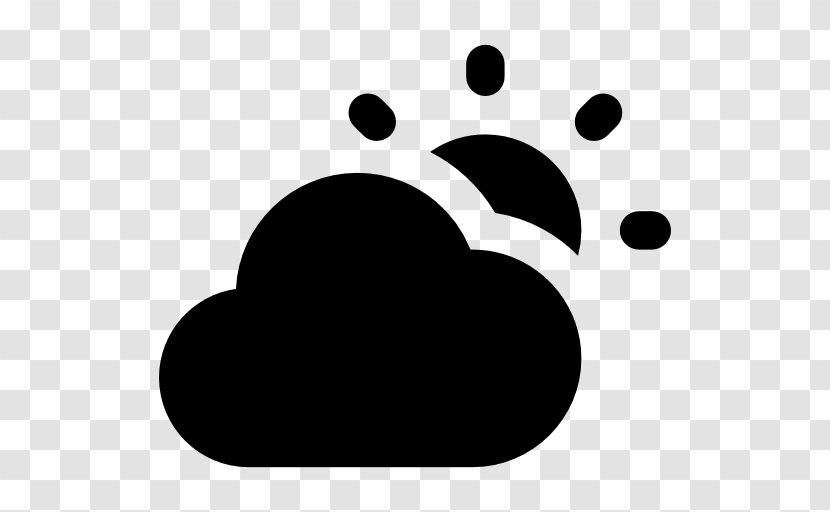 Clip Art - Black And White - Clouded Vector Transparent PNG