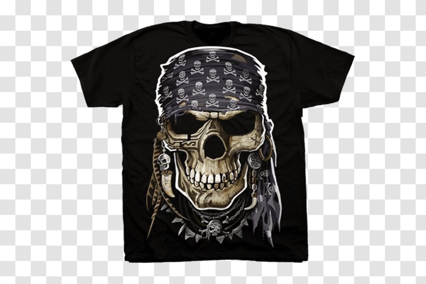 T-shirt Hoodie Skull Clothing - Tshirt Transparent PNG