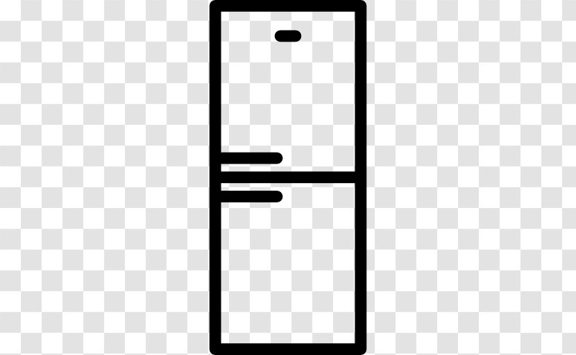 Black And White Text Messaging Pattern - Refrigerator Transparent PNG
