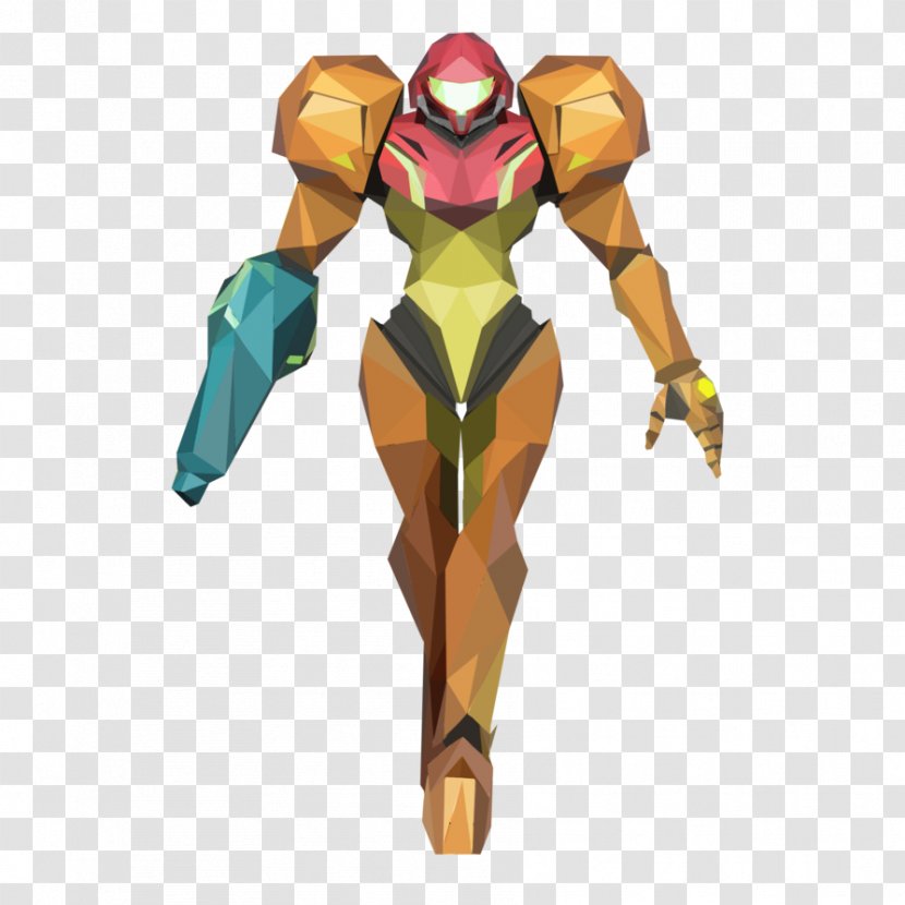 Super Smash Bros. For Nintendo 3DS And Wii U Brawl Kid Icarus Metroid Prime - Low Poly Transparent PNG