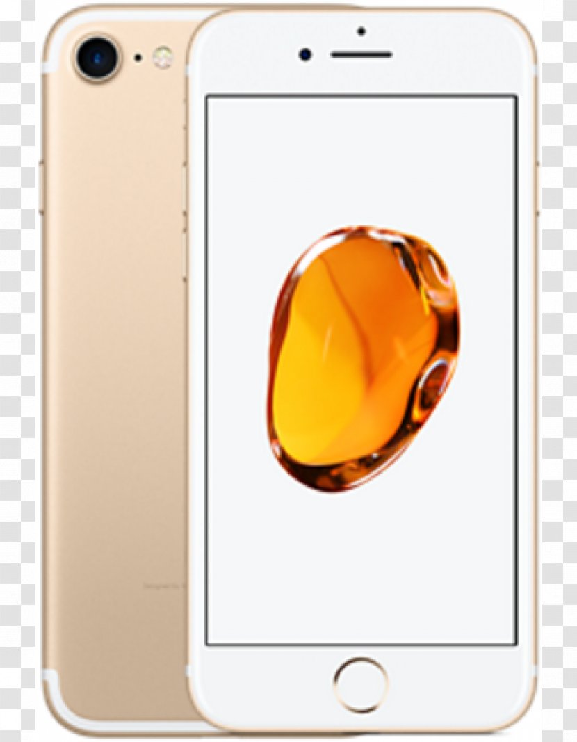 Apple IPhone 7 Plus Gold LTE - Orange Transparent PNG