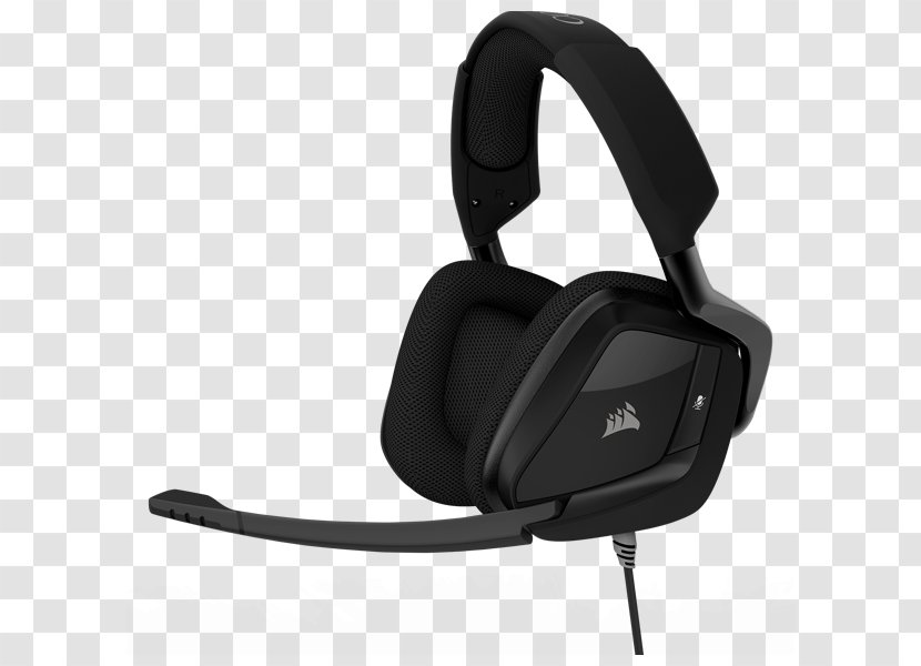 Corsair VOID PRO RGB 7.1 Surround Sound Headset USB Headphones - Dolby Headphone Transparent PNG