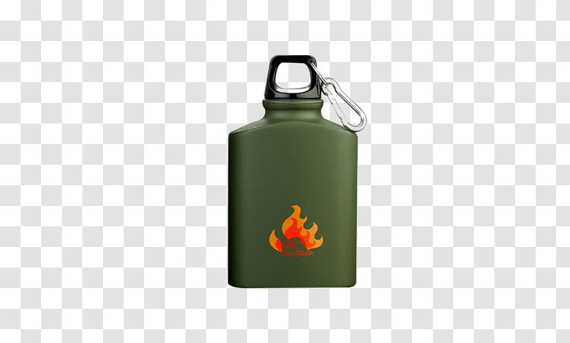 Water Bottle Outdoor Recreation Army Icon - Green - Kettle Transparent PNG