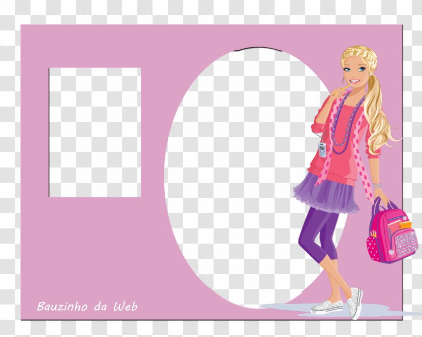 Barbie Fashion Drawing Clip Art - Pink Transparent PNG