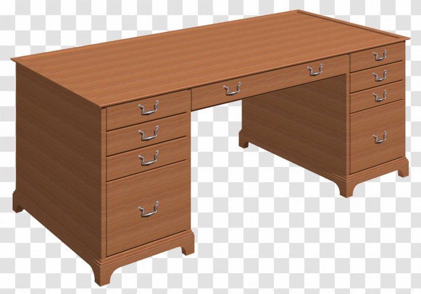 Desk File Cabinets Drawer Wood Stain - Design Transparent PNG