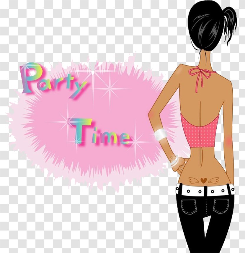 Party Rave - Cartoon - Time Transparent PNG