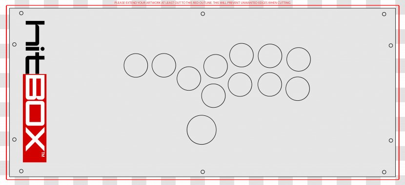 Template Hitbox Video Game Arcade Controller - Symbol Transparent PNG