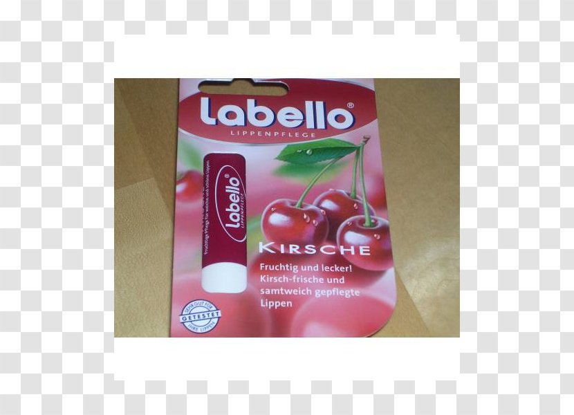 Labello Cherry Fruit Transparent PNG