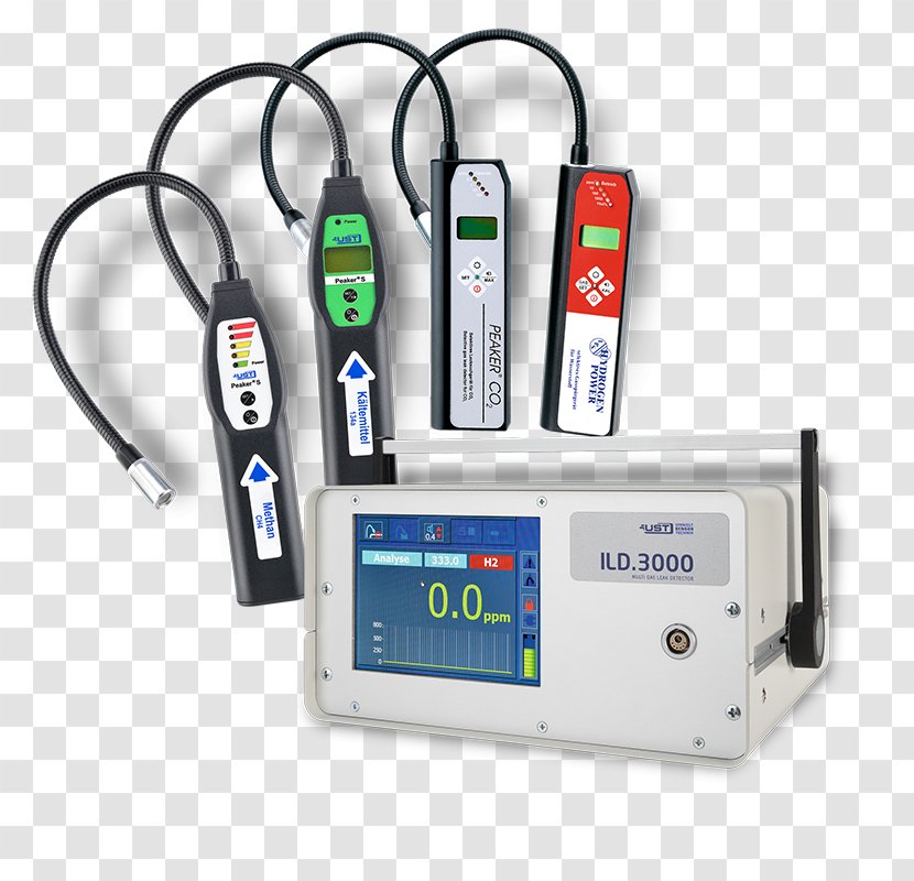 UST Umweltsensortechnik GmbH Gas Detector Leak - Battery Charger - Technology Transparent PNG