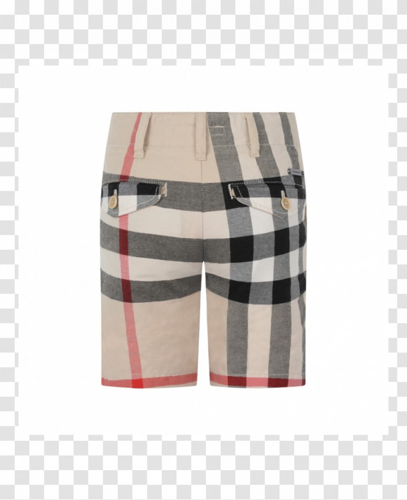 Trunks Tartan Bermuda Shorts Pattern - Khaki - Burberry Transparent PNG