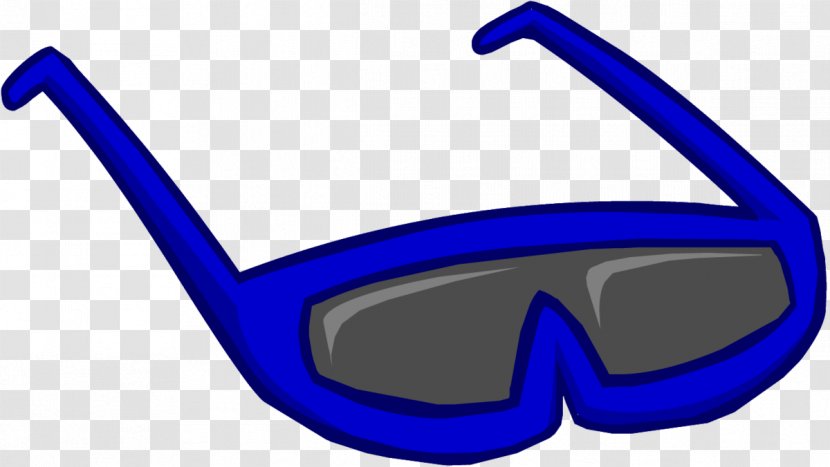 Club Penguin Sunglasses Wikia Blue - Vision Care Transparent PNG