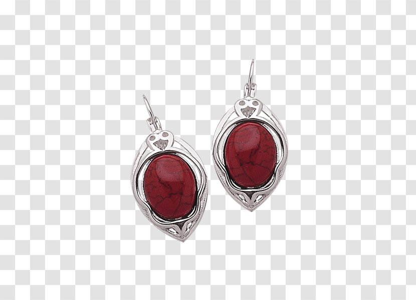 Earring Jewellery Gemstone Clothing Accessories Red - Locket - Lays Transparent PNG